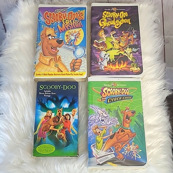Vintage 90s Y2K Scooby-Doo VHS Cassette Tape Bundle of Four Collectible Rare - Picture 3 of 16